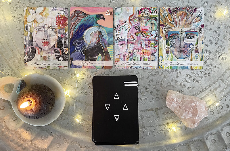 Warrior Woman reading